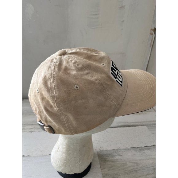 Iceland adjustable back tan ball cap - Picture 2 of 5